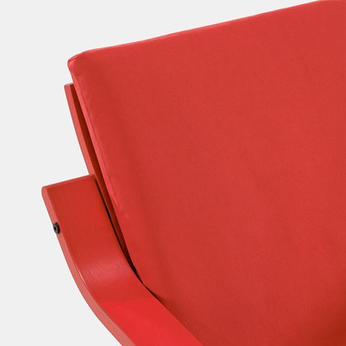 IKEA - POANG, rocking-chair cushion, vissle red