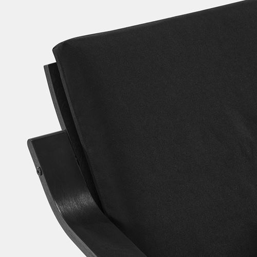 IKEA - POANG, rocking-chair cushion, vissle black