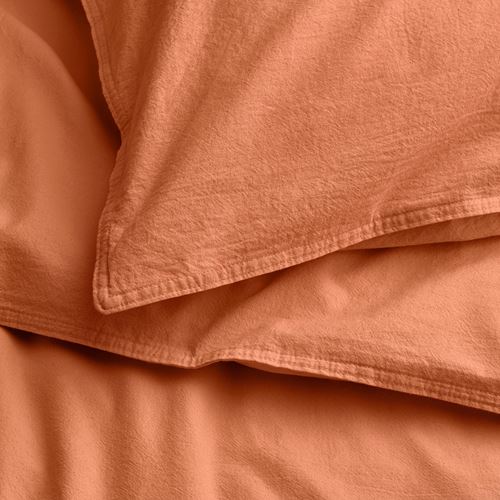 IKEA - ANGSLILJA, single duvet cover sets, red-brown, 150x200/50x60 cm