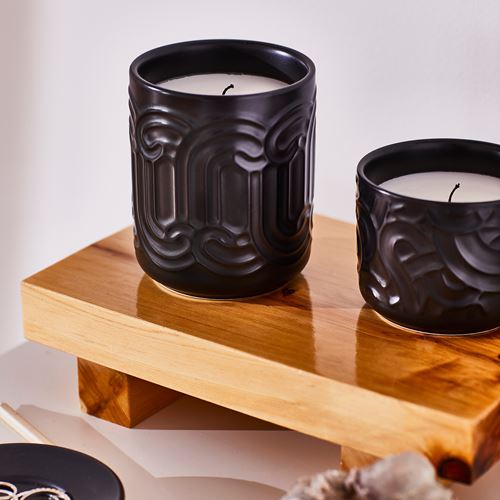 IKEA - SÖTRÖNN, scented candle in pot, black, 45 hr