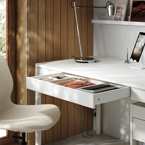 IKEA - TONSTAD, desk, off white, 140x75 cm