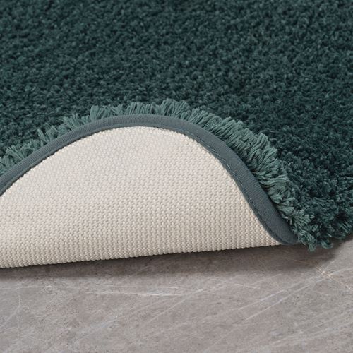 IKEA - ALMTJARN, pedestal mat, grey-turquoise, 55x60 cm