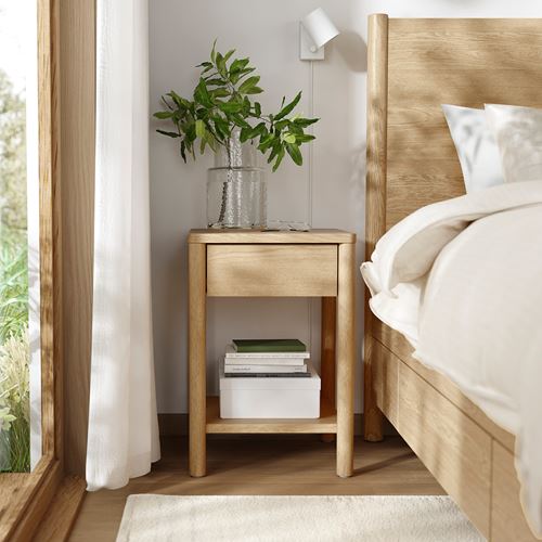 IKEA - TONSTAD, bedside table, oak veneer, 40x40x59 cm