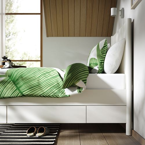 IKEA - TONSTAD, single bed, off white, 90x200 cm