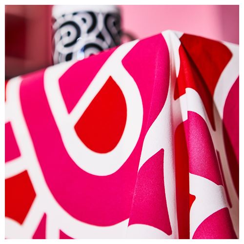 IKEA - SÖTRÖNN, masa örtüsü, kırmızı-pembe, 145x240 cm