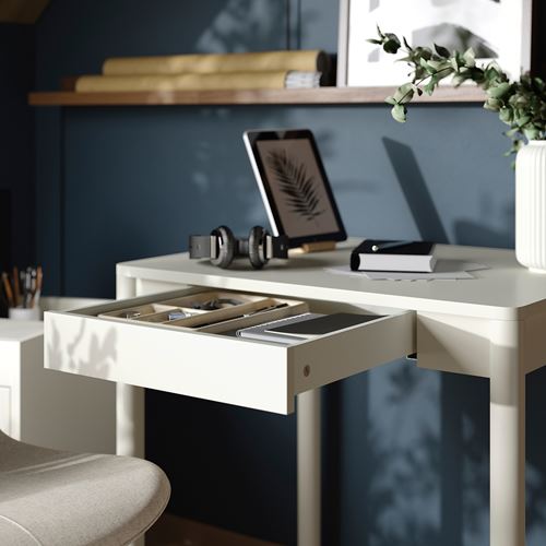 IKEA - TONSTAD, desk, off white, 75x60 cm