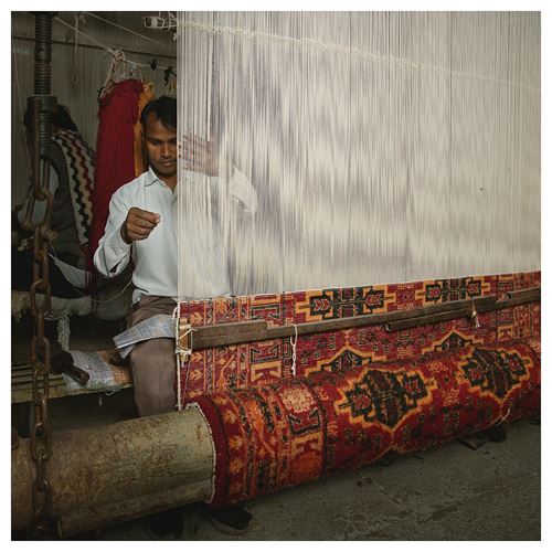 IKEA - VIMPELGRAS, handwoven rug, multicolour-red, 170x240 cm