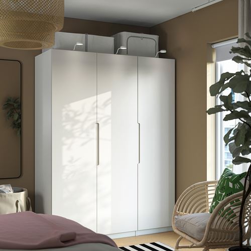 IKEA - PAX/TONSTAD, PAX wardrobe, white-off white, 150x60x201 cm