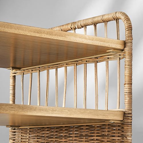 IKEA - FRYKSAS, yan sehpa, rattan, 37x53 cm