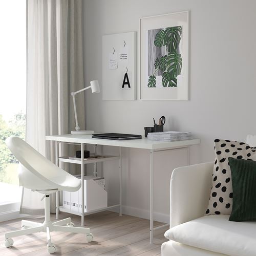 IKEA - LAGKAPTEN/SPAND, desk, white, 120x60 cm