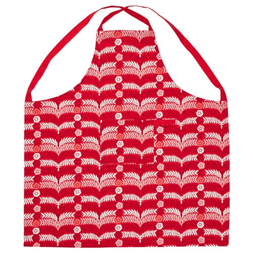 IKEA - VINTERFINT, apron for kitchen, red, 85x89 cm