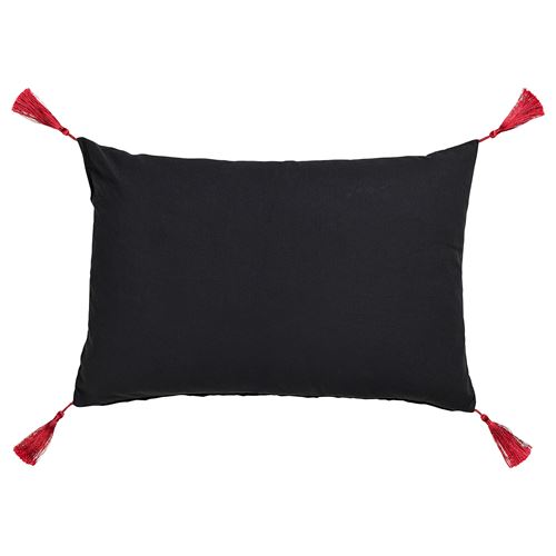 IKEA - VINTERFINT, lace pillow cover, black, 40x58 cm