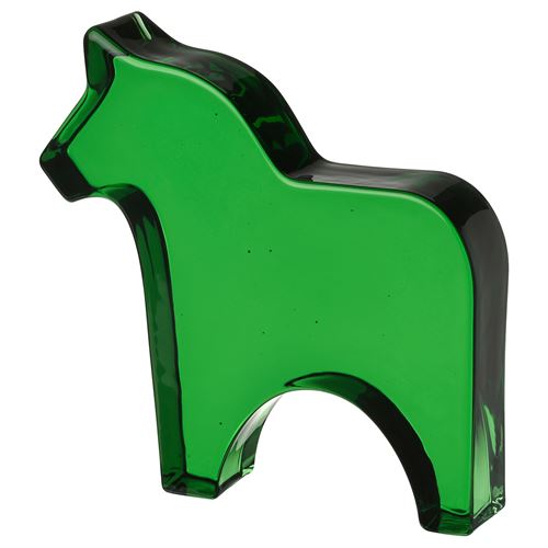 IKEA - VINTERFINT, decoration horse, green