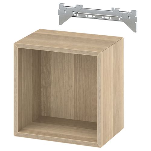 IKEA - EKET, wall cabinet unit, white stained oak effect, 35x25x35 cm