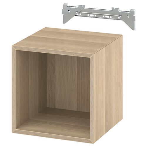 IKEA - EKET, wall cabinet unit, white stained oak effect, 35x35x35 cm