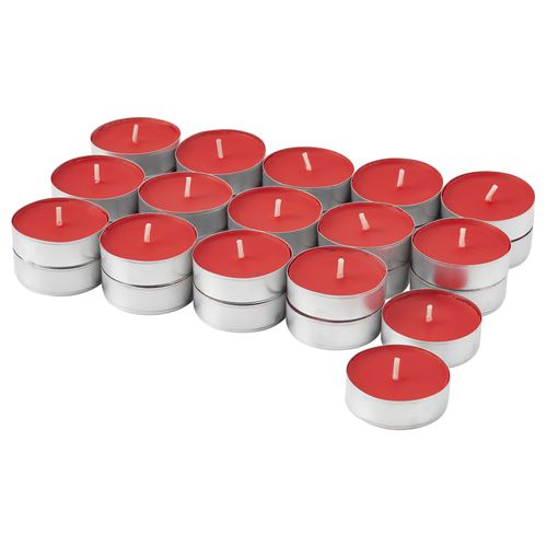 VINTERFINT kokulu tealight mum, kırmızı