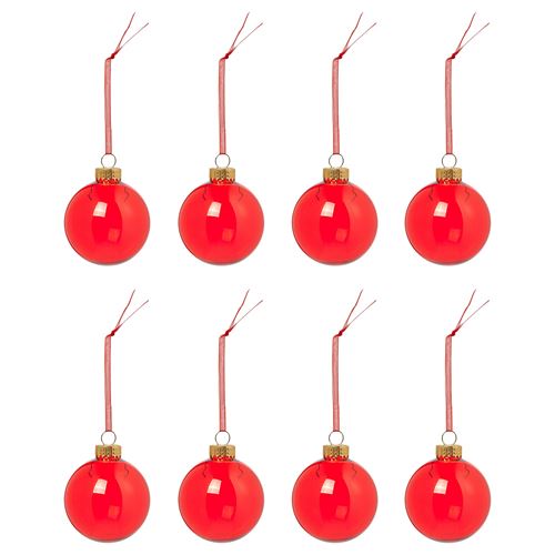 IKEA - VINTERFINT, tree ornament, red, 6 cm