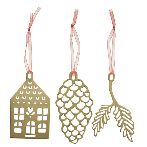 IKEA - VINTERFINT, tree ornament, golden colour