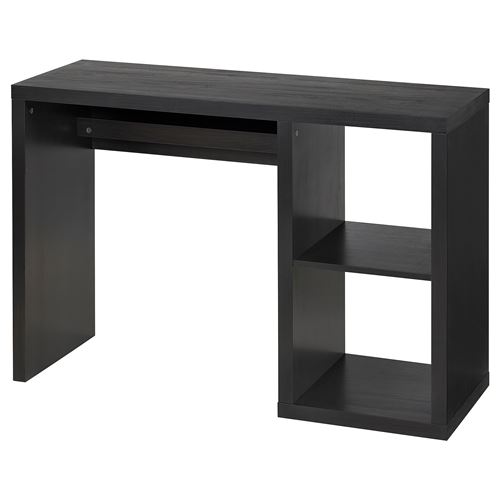 IKEA - KALLAX, desk, blackbrown