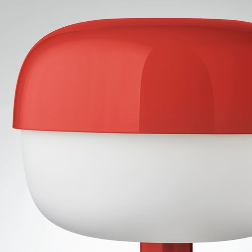 IKEA - BLASVERK, abajur, kırmızı, 36 cm