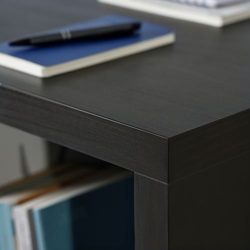 IKEA - KALLAX, desk, blackbrown