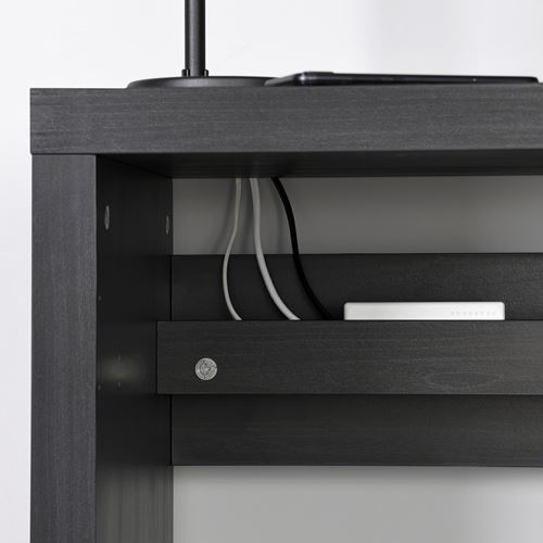 IKEA - KALLAX, desk, blackbrown