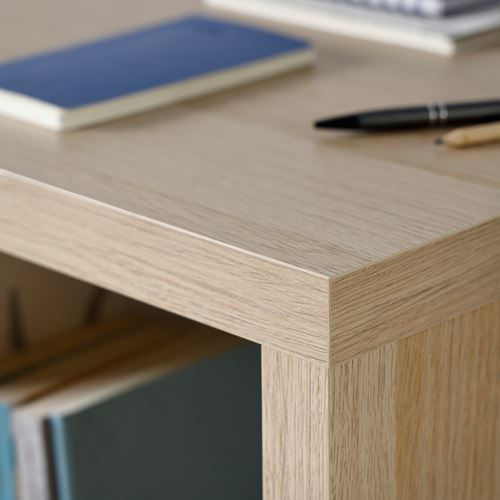 IKEA - KALLAX, desk, oak effect