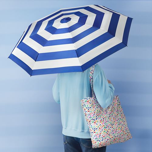 IKEA - KNALLA, umbrella, blue-white
