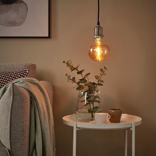 IKEA - MOLNART, LED bulb E27, brown, 120 mm