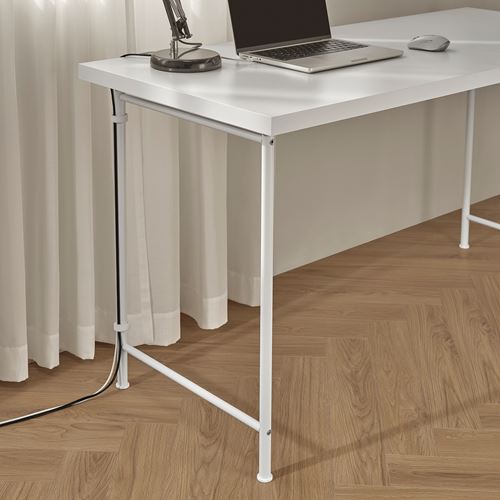 IKEA - SPAND, desk leg, white, 70 cm