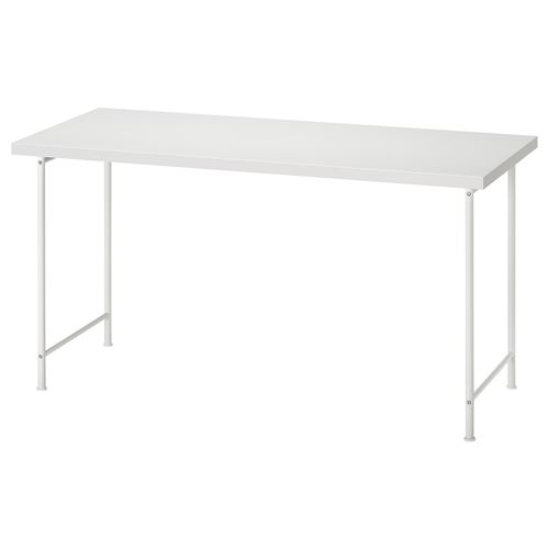 IKEA - LAGKAPTEN/SPAND, desk, white, 140x60 cm