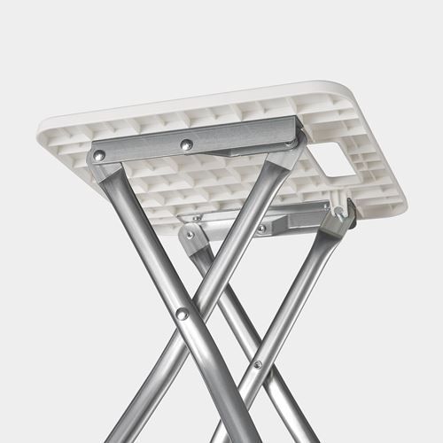 IKEA - GUNDE, folding stool, white