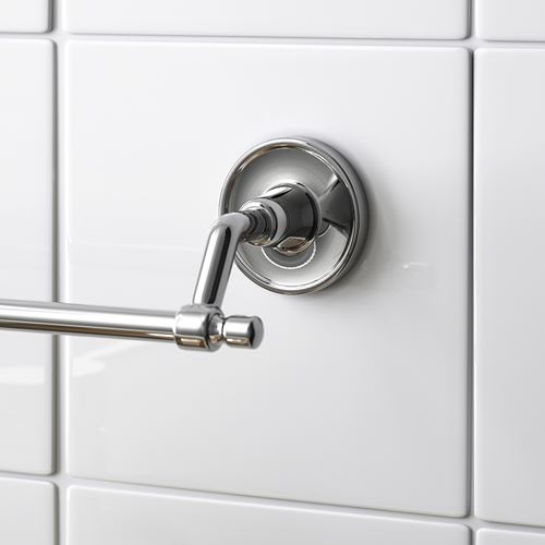 IKEA - BROFJARDEN, towel rail, chrome effect, 74 cm