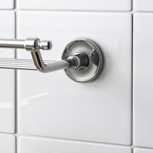 IKEA - BROFJARDEN, bathroom shelf, chrome effect, 60x6 cm