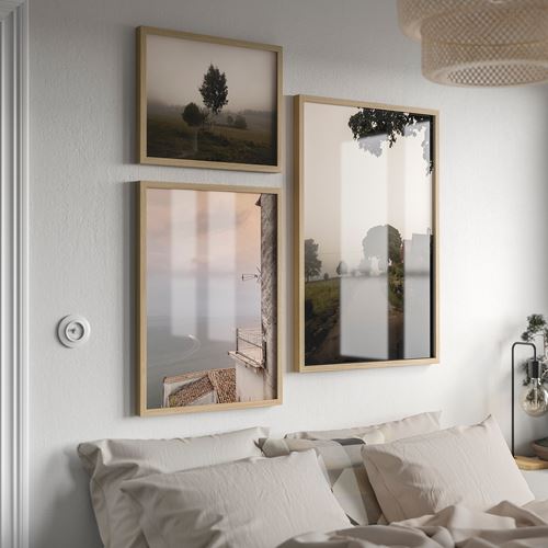 IKEA - RÖDALM, photo frame, oak effect, 61x91 cm