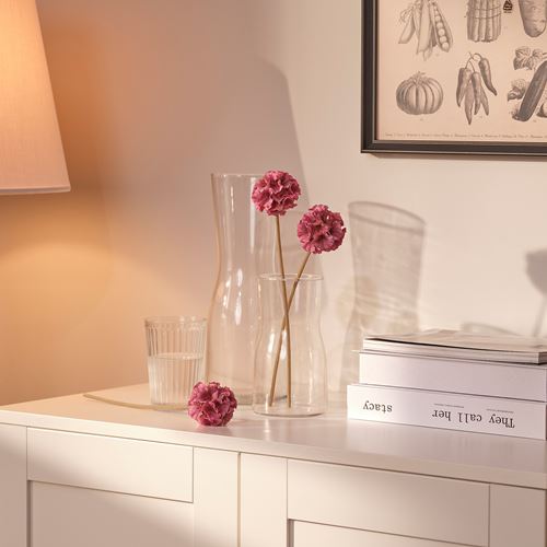 IKEA - SMYCKA, yapay çiçek, pembe, 30 cm
