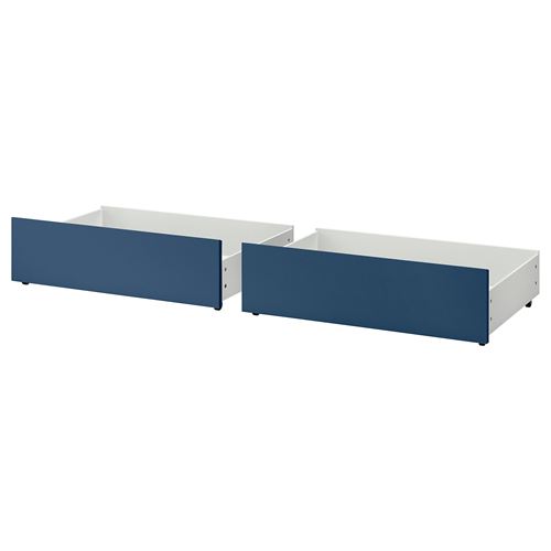 IKEA - MALM, bedside drawer, blue, 200 cm