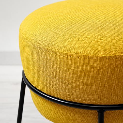 IKEA - EMMISLÖV, pouffe, skiftebo yellow