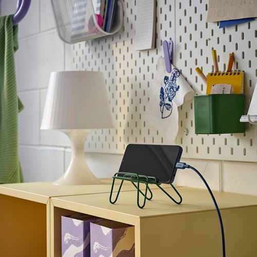 IKEA - KRUBBET, telefon/tablet standı, koyu yeşil