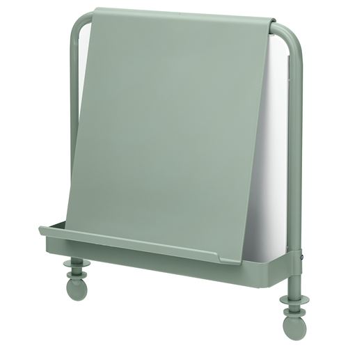 IKEA - RELATERA, fixable writing board, light grey-green