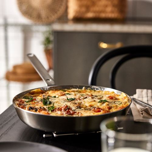 IKEA - HEMKOMST, frying pan, stainless steel, 28 cm