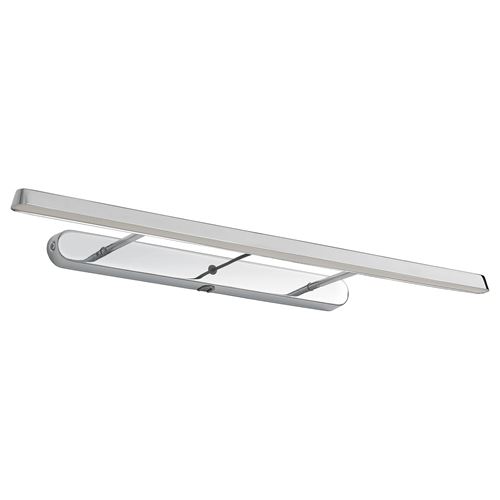 IKEA - FLASKPOST, LED'li dolap aydınlatması, krom kaplama, 56 cm