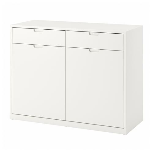 IKEA - TONSTAD, cabinet with doors, off white, 120x47x91 cm