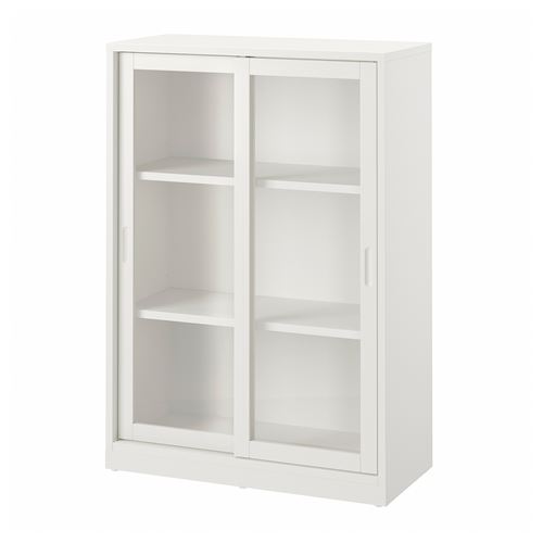 IKEA - TONSTAD, sliding door-cabinet, off white, 81x37x116 cm