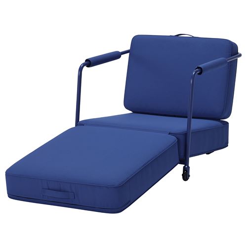 IKEA - BRANNBOLL, recliner, knisa bright blue