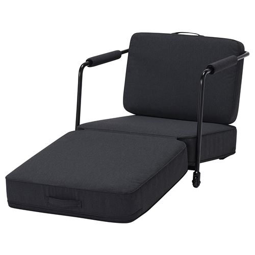 IKEA - BRANNBOLL, recliner, vissle dark grey