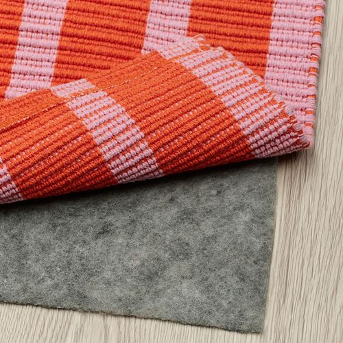 IKEA - VAGSKYLT, runner rug, pink/orange, 80x150 cm