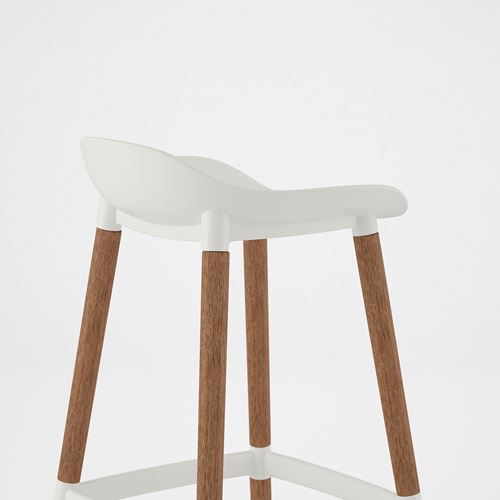 IKEA - GRÖNSTA, bar stool, white, 64 cm