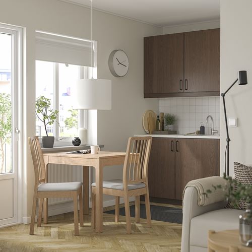 IKEA - EKEDALEN, extendable kitchen table, oak, seats 2-4