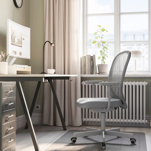 IKEA - FLINTAN, office chair, diseröd grey